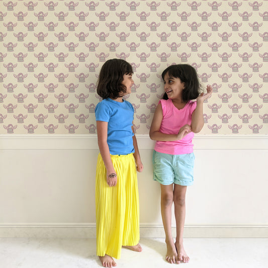 DECK - Angela : Eco Friendly Kids Room Wallpaper by Mapayah