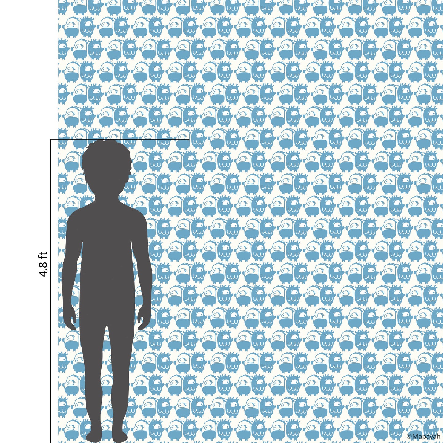 DECK - Oddlings : Eco Friendly Kids Room Wallpaper by Mapayah
