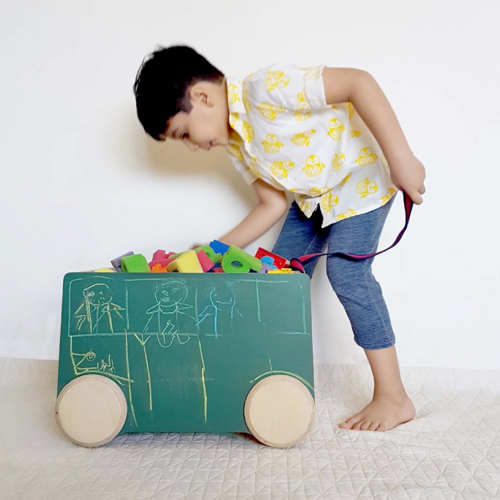 ROLL - Rolling Storage Bin : Chalk Board Furniture - Mapayah